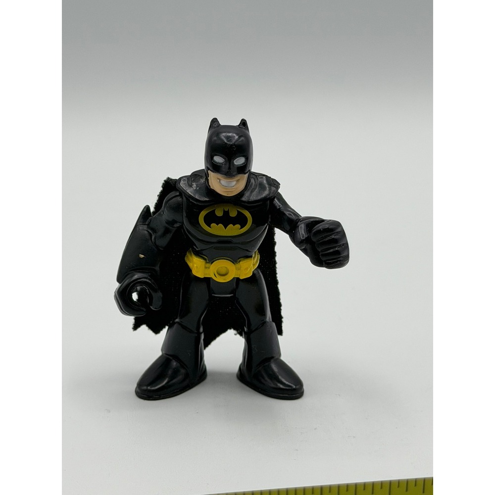 Batman Action Figure with Batcycle Motorcycle Toy DC Comics Black 4 Inch - Picture 10 of 16